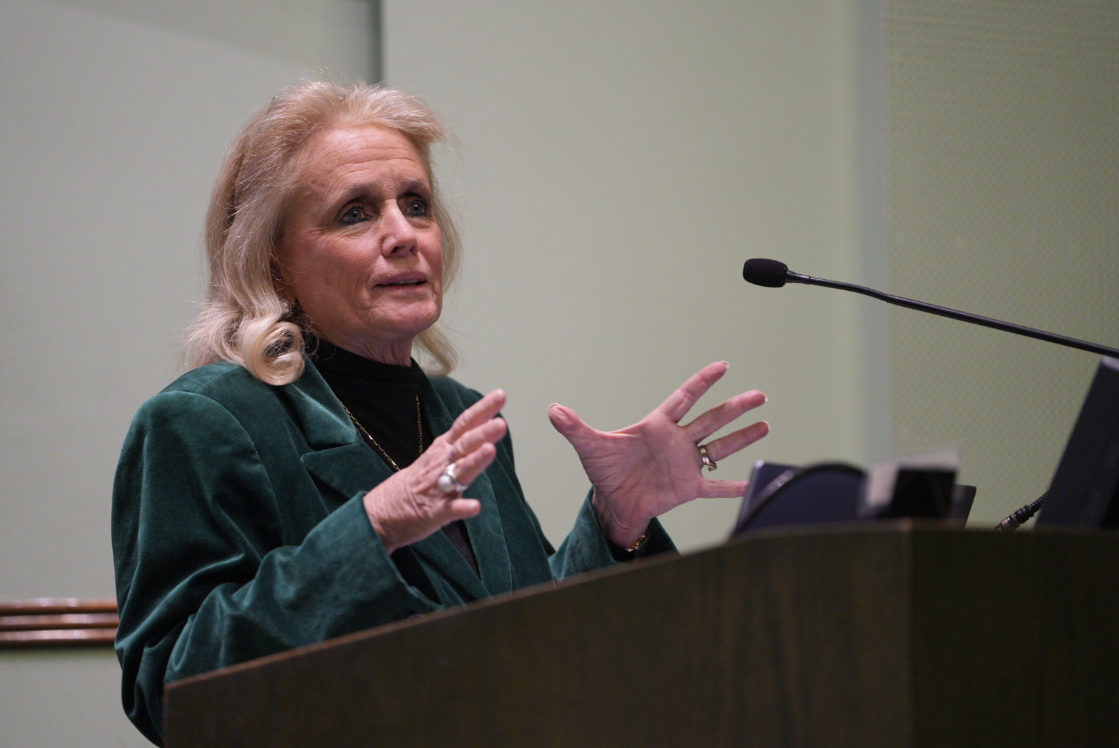 U.S. Representative Debbie Dingell was the keynote speaker at the Great Lakes Compact Symposium.