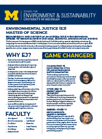 Environmental Justice brochure
