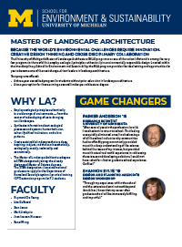 Landscape Architecture brochure