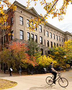 Dana Building on a Fall day