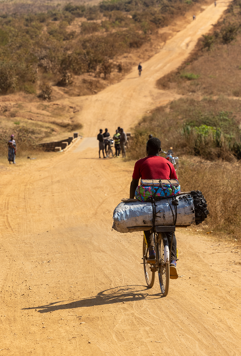 Rural Malawi dirt road