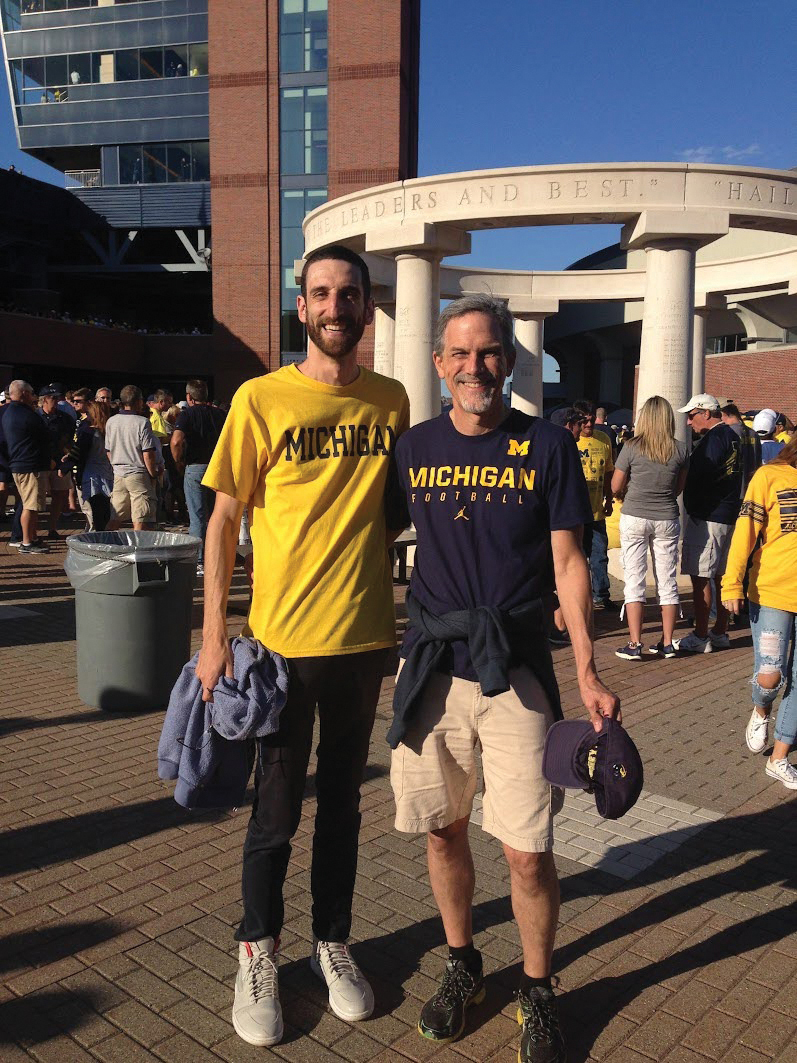 Sam Stopler and Michael Moore