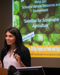 Assistant Professor Dr. Meha Jain during Fast Food for Thought presentation