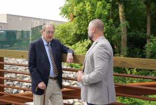 Rupe Greenway with Roanoke City Parks Director Michael Clark