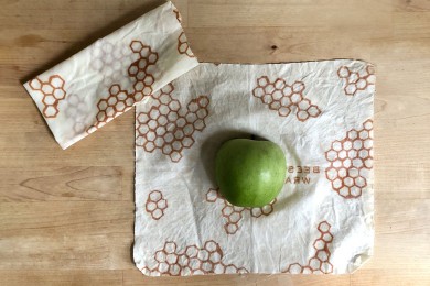 apple and beeswax paper
