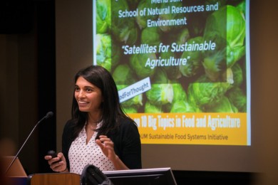 Assistant Professor Dr. Meha Jain during Fast Food for Thought presentation