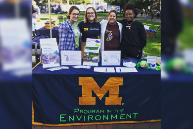 Program in the Environment (PitE) students develop into advocates working toward a more just, sustainable and green future.