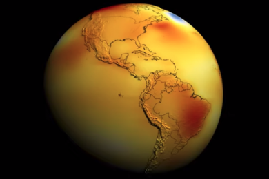 NASA image of the earth