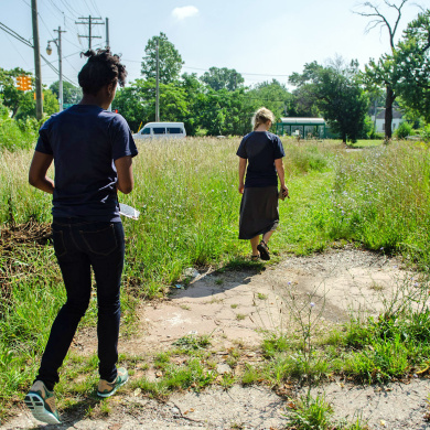 Mapping greenways in Detroit