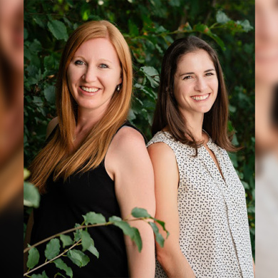 Positive Scenarios Consulting founders Brittany Szczepanik (left) and Diana Bach (right).