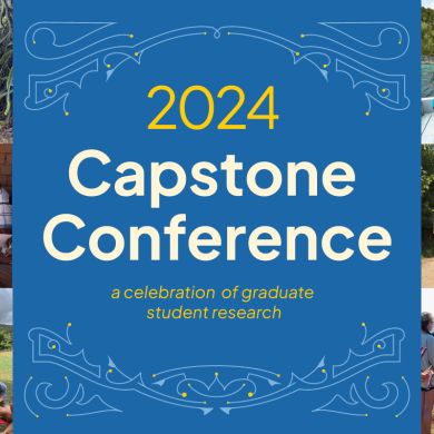 2024 Capstone Conference graphic with photos