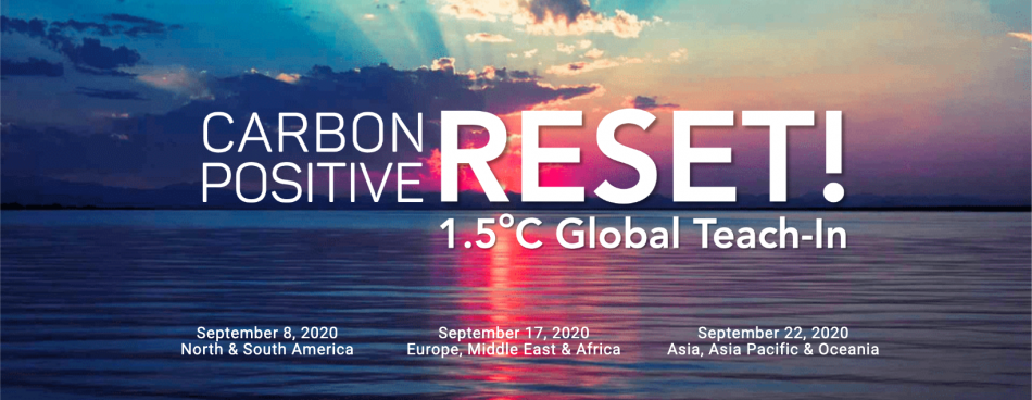 CarbonPositive RESET! 1.5ºC Global Teach-In