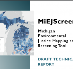 Michigan releases draft of its first environmental justice screening tool; SEAS alumni contributed to tool’s development