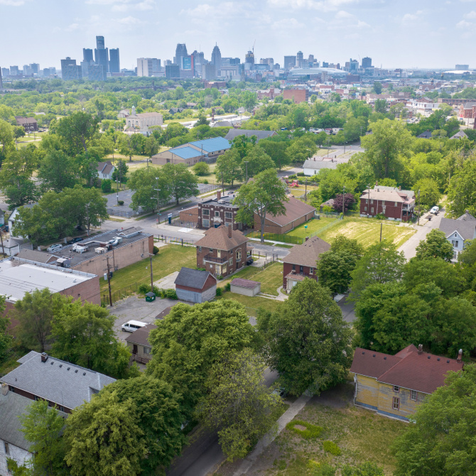 Detroit City Skyline SVG, State of Michigan, Cut File