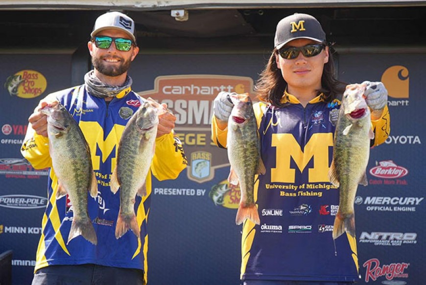 U-M Fishing Team to Compete in Bassmaster College Series National