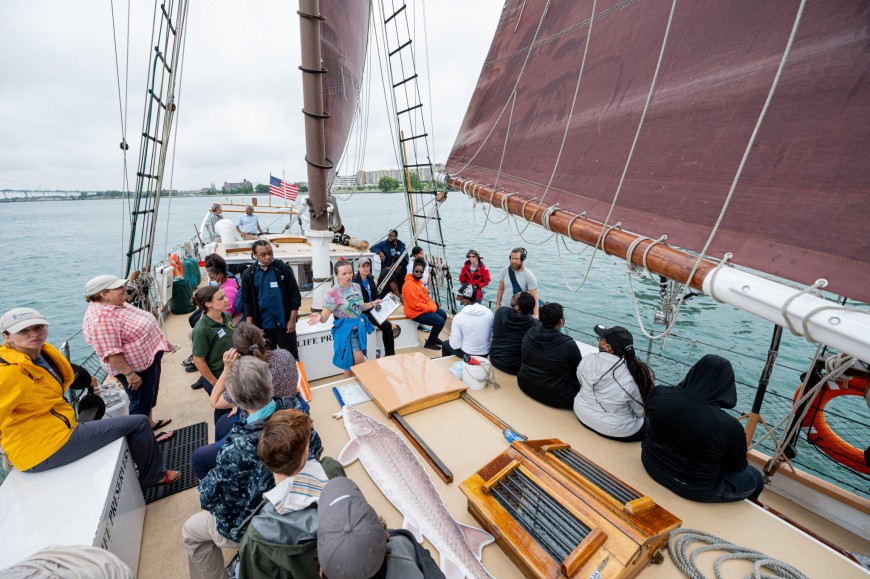 What lies beneath: Detroit River narratives emerge through schooner trips, boat building