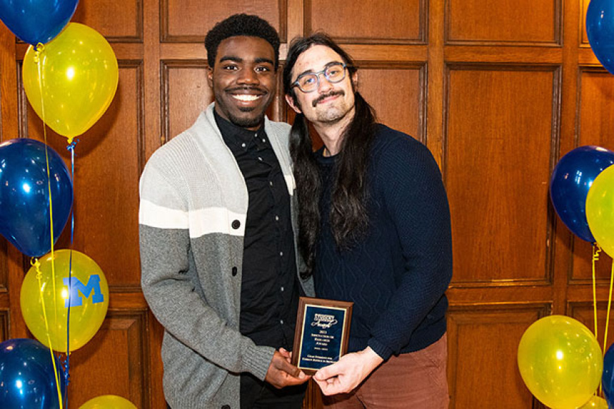 Team working to reduce energy burdens in Detroit recognized with Michigan Difference Student Leadership Award