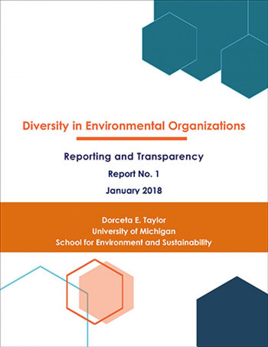 Diversity in Environmental Organizations: Reporting and Transparency