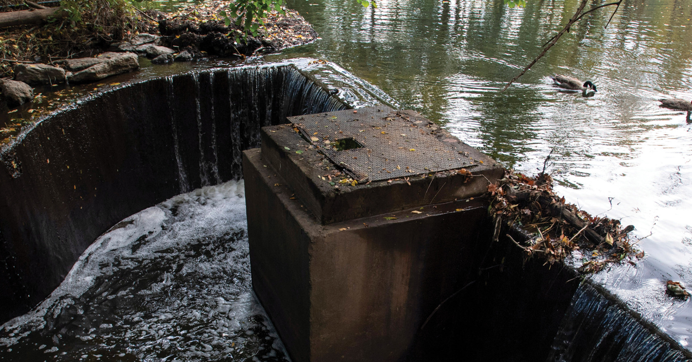 Tibbetts Brook was dammed in the 18th century to create a pond that still exists in Van Cortlandt Park. Part of the brook was buried underground around 1912. Photo credit: Gregg Vigliotti for The New York Times